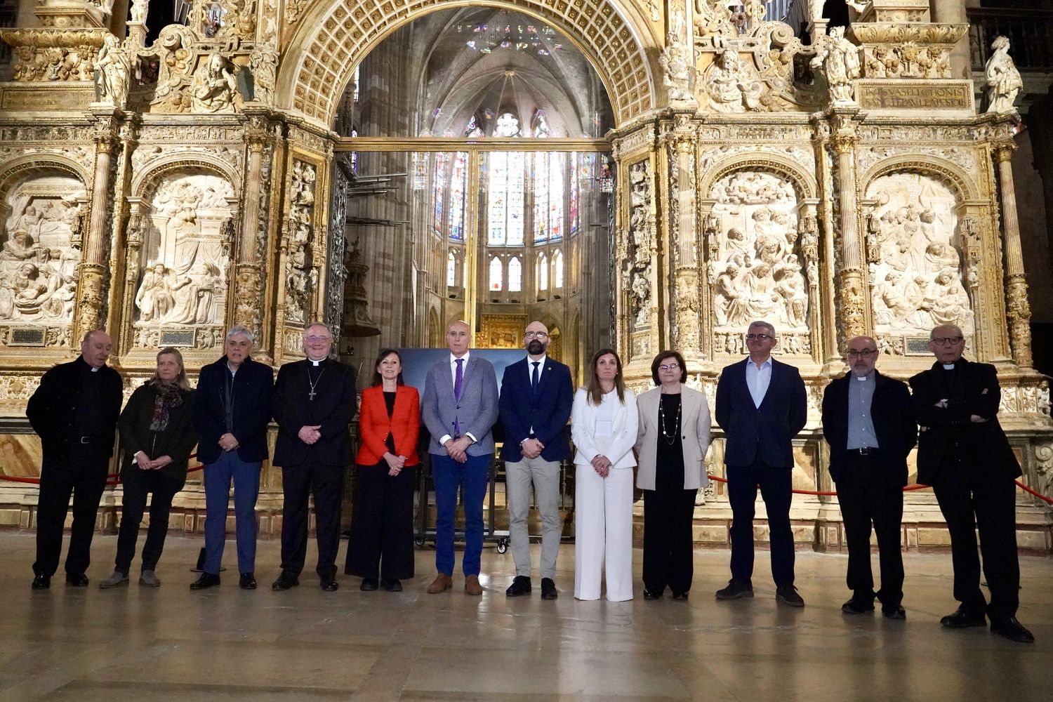 Presentación del resultado del proyecto de restauración del trascoro de la Catedral de León | Carlos S. Campillo / ICAL