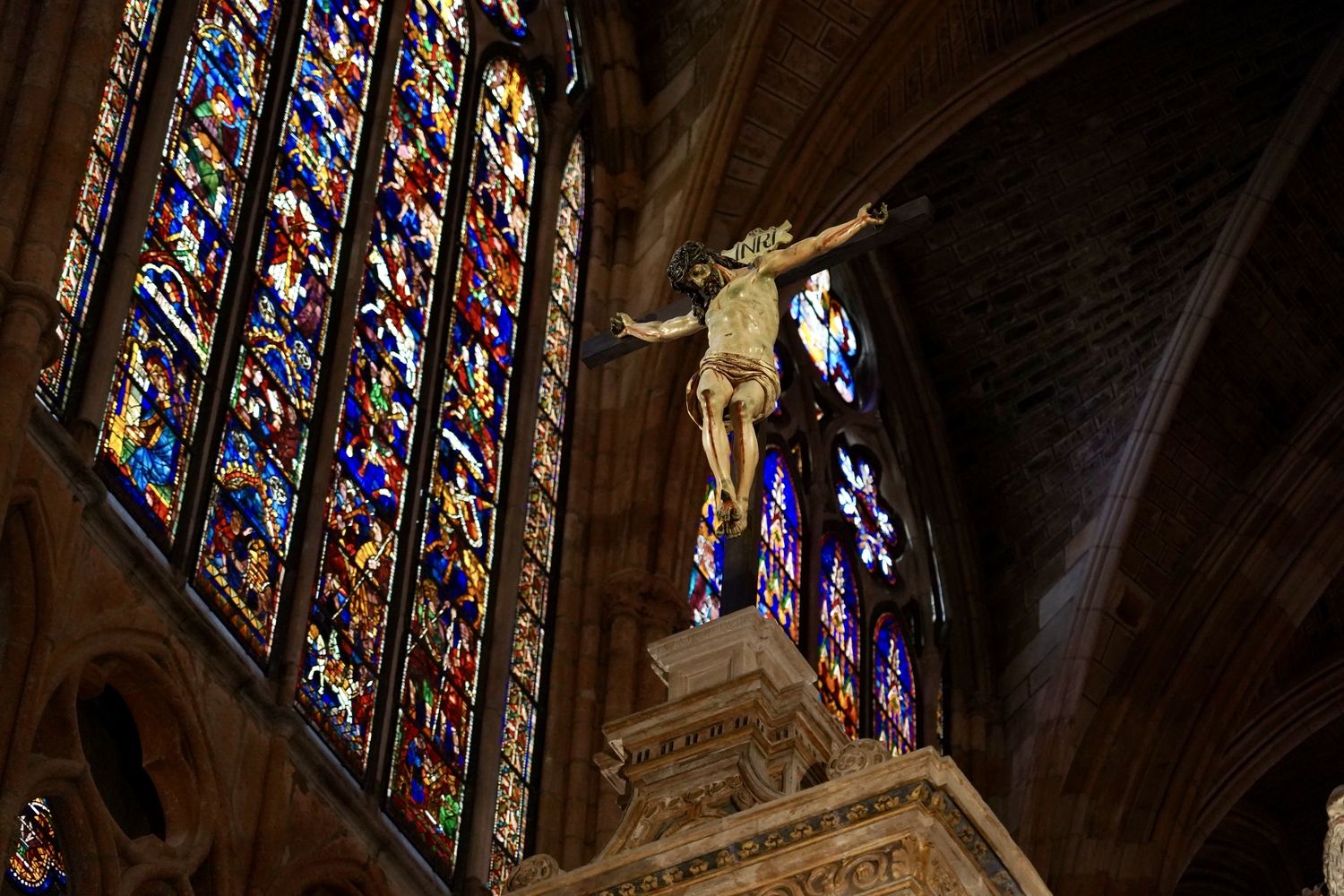 Presentación del resultado del proyecto de restauración del trascoro de la Catedral de León | Carlos S. Campillo / ICAL