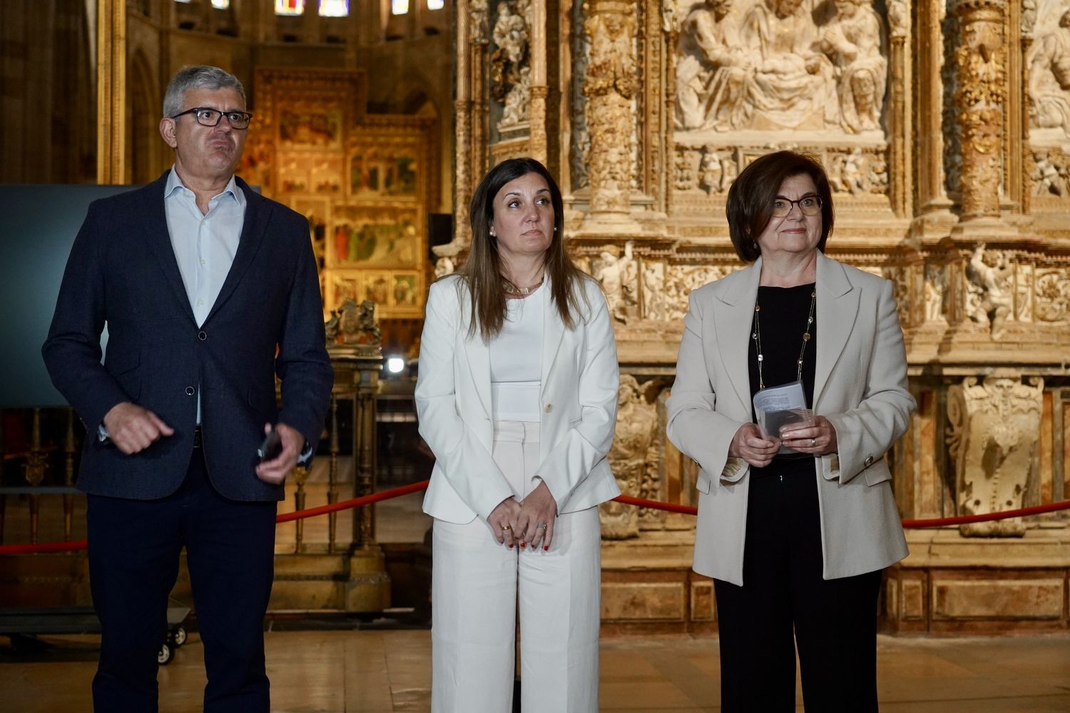 Presentación del resultado del proyecto de restauración del trascoro de la Catedral de León | Carlos S. Campillo / ICAL