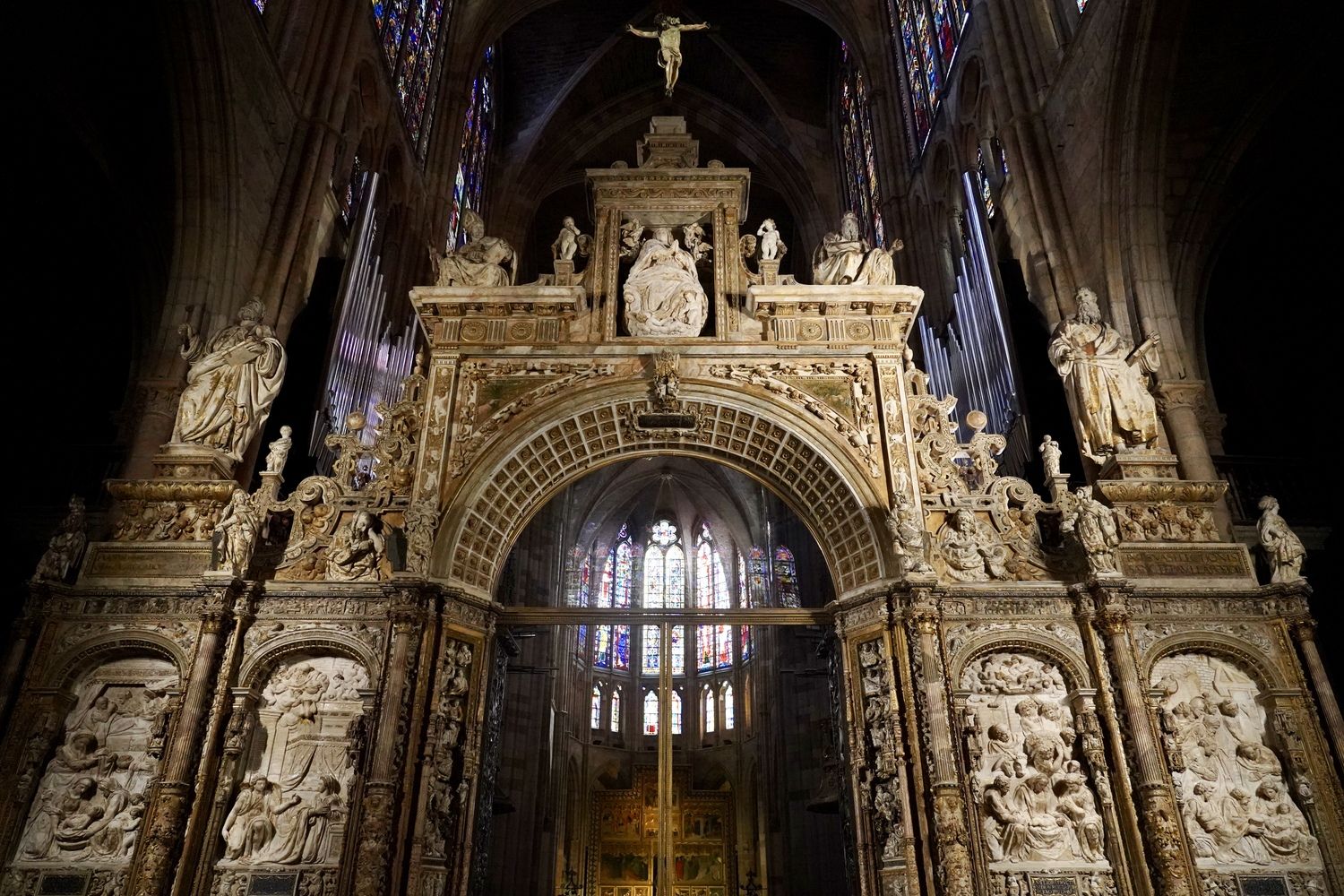 Presentación del resultado del proyecto de restauración del trascoro de la Catedral de León | Carlos S. Campillo / ICAL