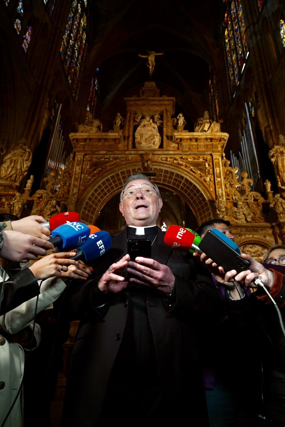 Presentación del resultado del proyecto de restauración del trascoro de la Catedral de León | Carlos S. Campillo / ICAL