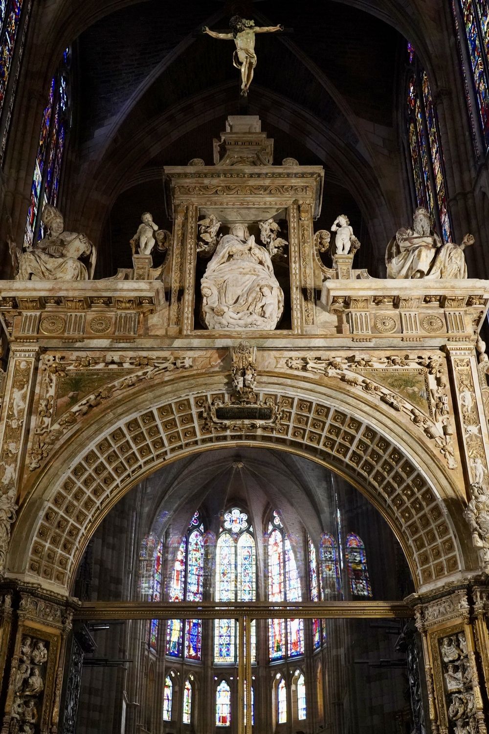 Presentación del resultado del proyecto de restauración del trascoro de la Catedral de León | Carlos S. Campillo / ICAL