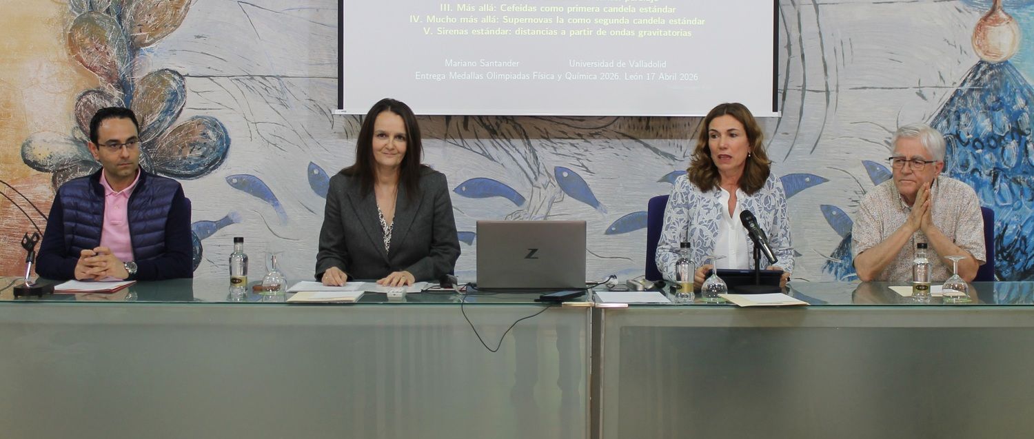 Roberto López González, Laura López Campano, Mª José Vieira y Mariano Santander