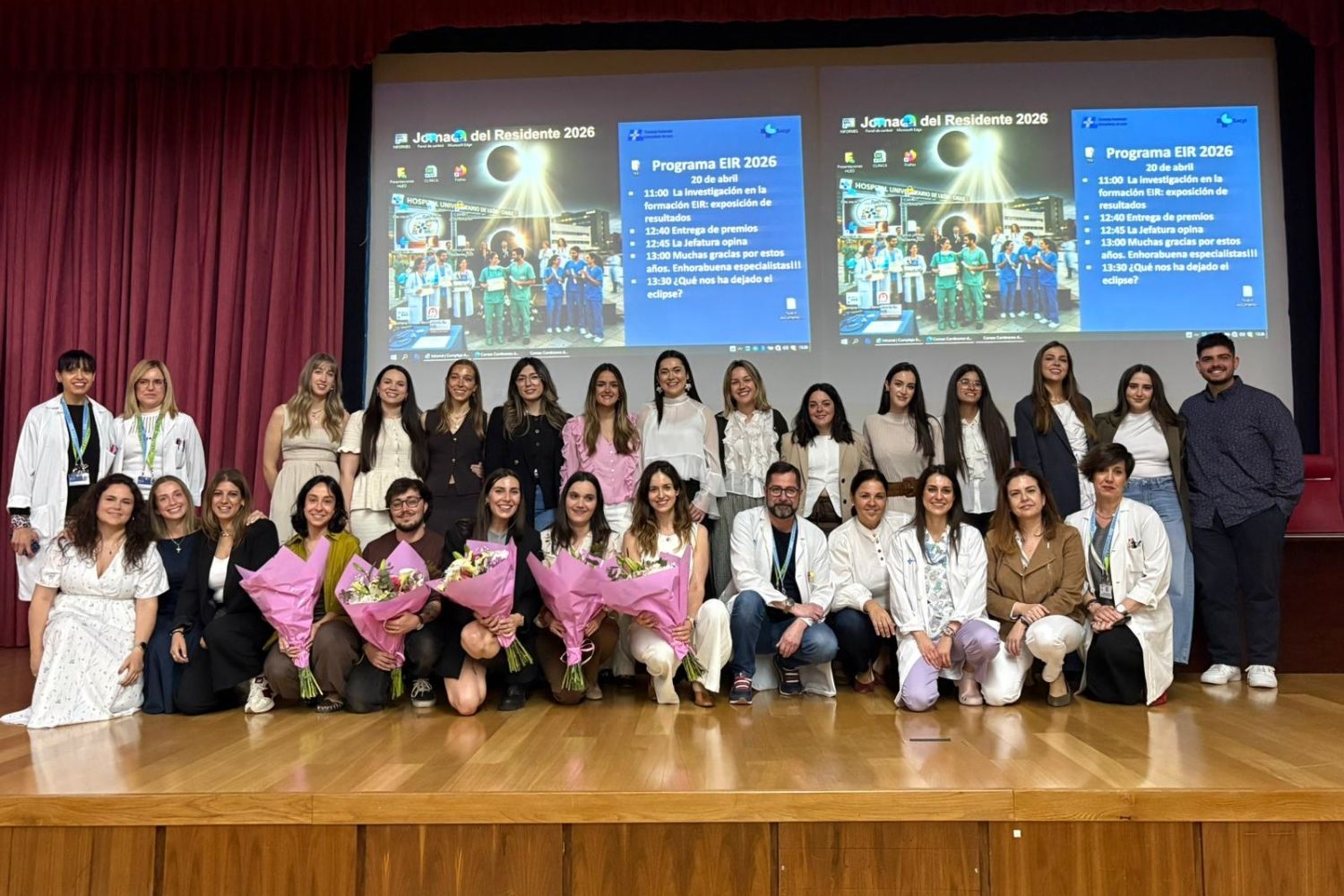 Éxito rotundo en la formación EIR en León: El CAULE despide a 21 residentes