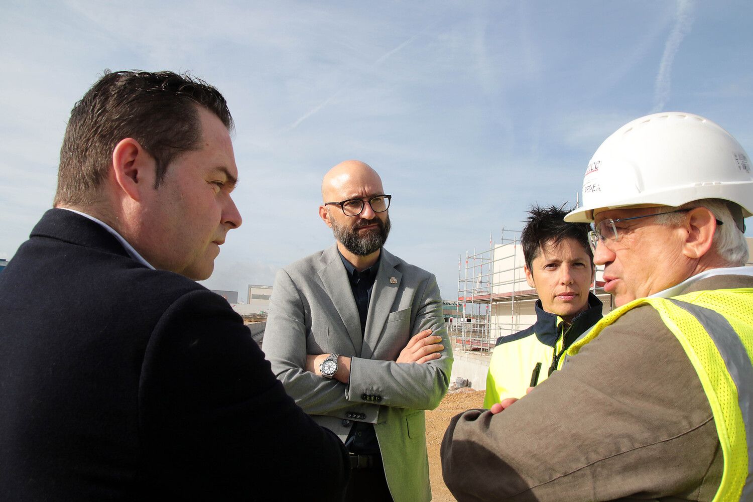 Visita de Héctor Alaiz Moretón a las obras del nuevo centro examinador de la DGT | Peio García / ICAL