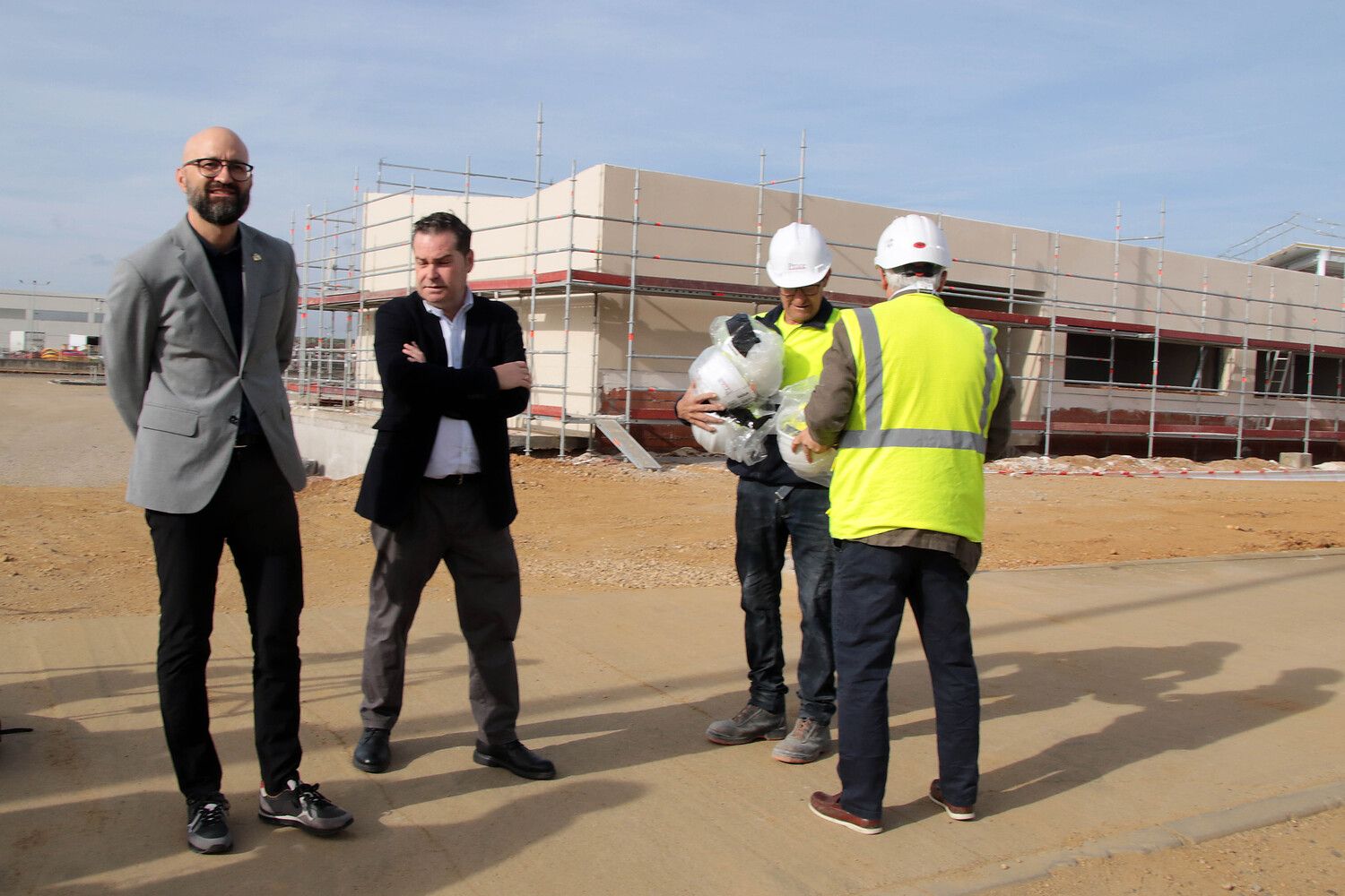 Visita de Héctor Alaiz Moretón a las obras del nuevo centro examinador de la DGT | Peio García / ICAL