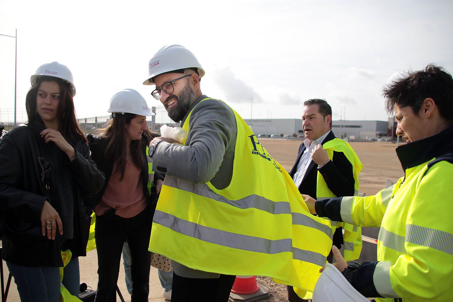 Visita de Héctor Alaiz Moretón a las obras del nuevo centro examinador de la DGT | Peio García / ICAL