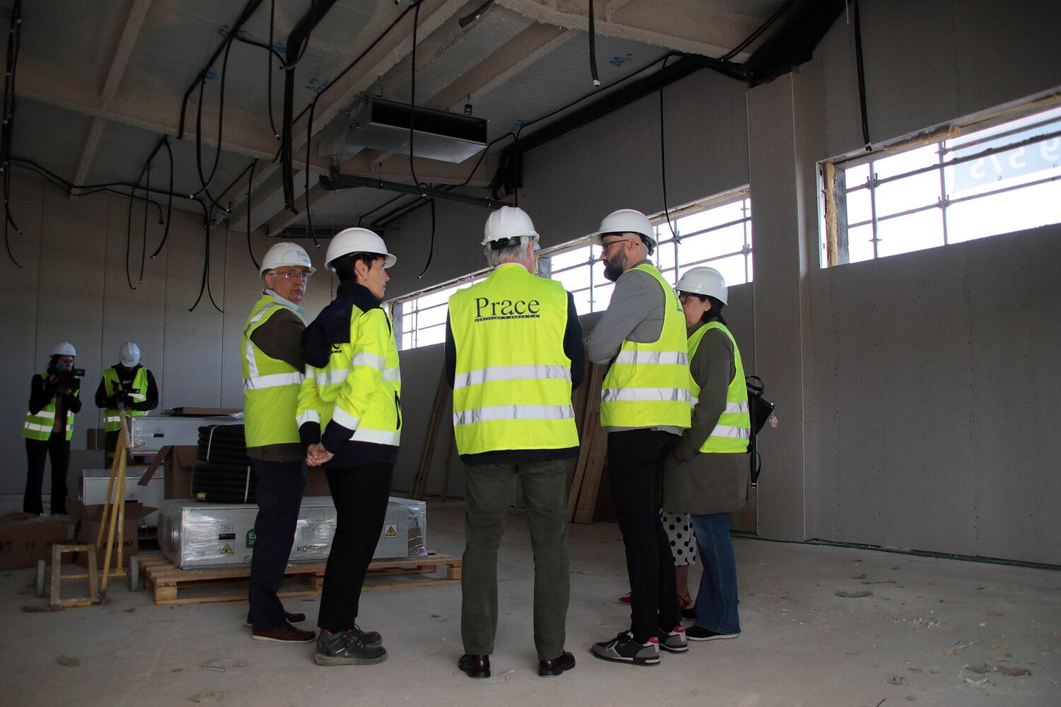 Visita de Héctor Alaiz Moretón a las obras del nuevo centro examinador de la DGT | Peio García / ICAL