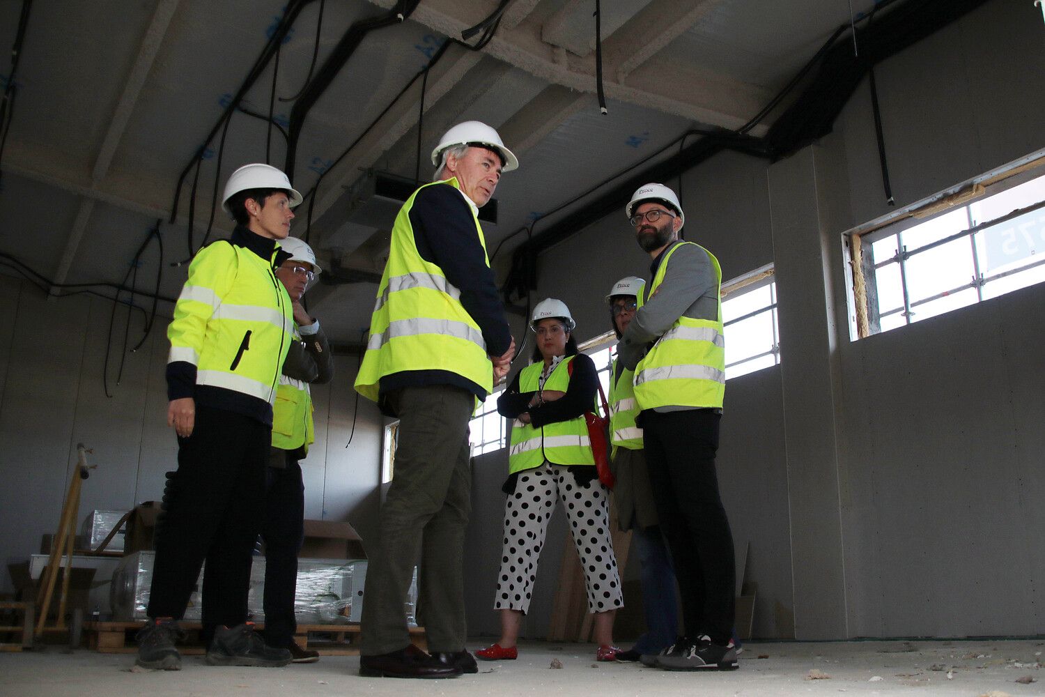 Visita de Héctor Alaiz Moretón a las obras del nuevo centro examinador de la DGT | Peio García / ICAL