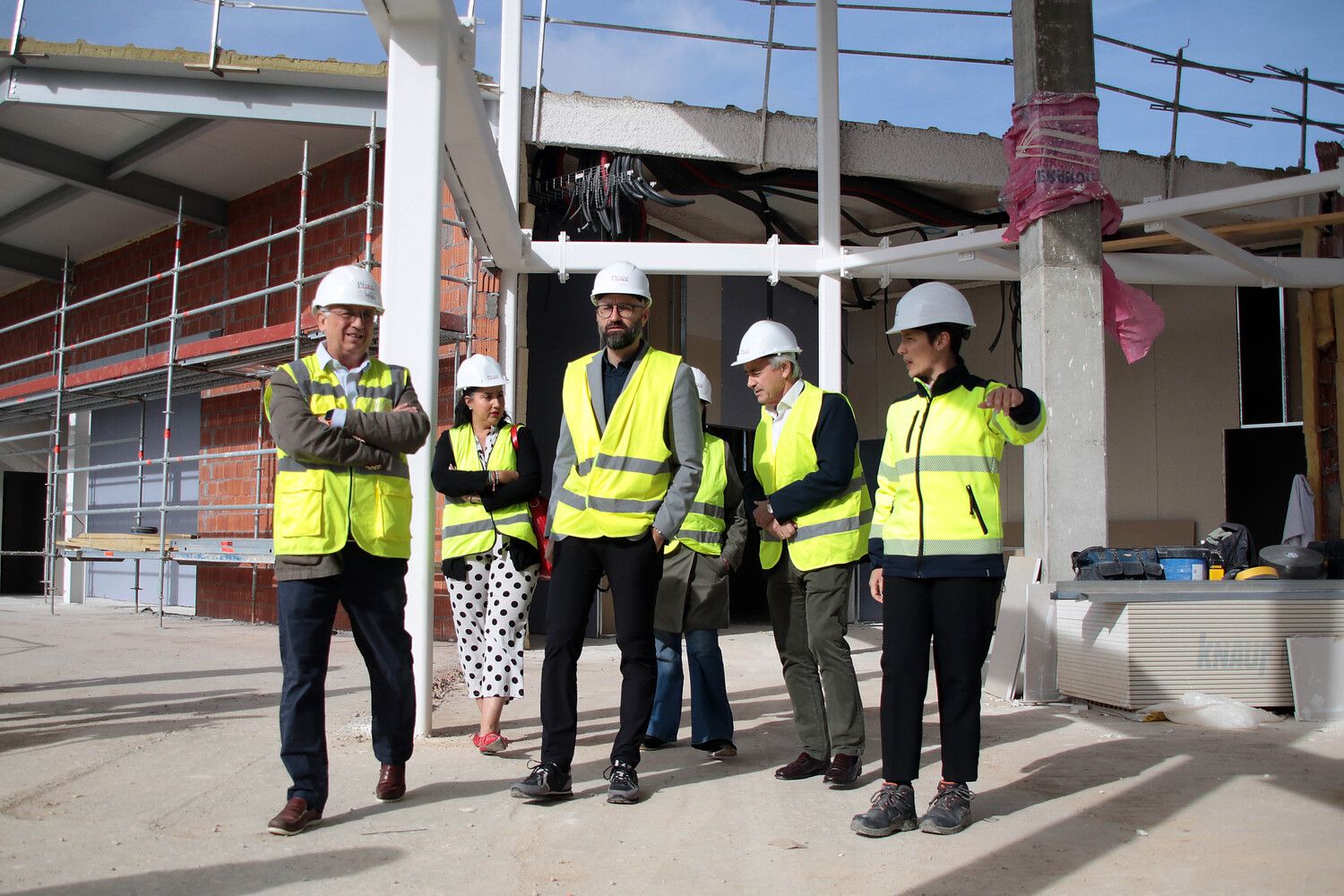 Visita de Héctor Alaiz Moretón a las obras del nuevo centro examinador de la DGT | Peio García / ICAL