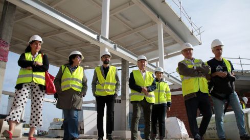Visita de Héctor Alaiz Moretón a las obras del nuevo centro examinador de la DGT | Peio García / ICAL