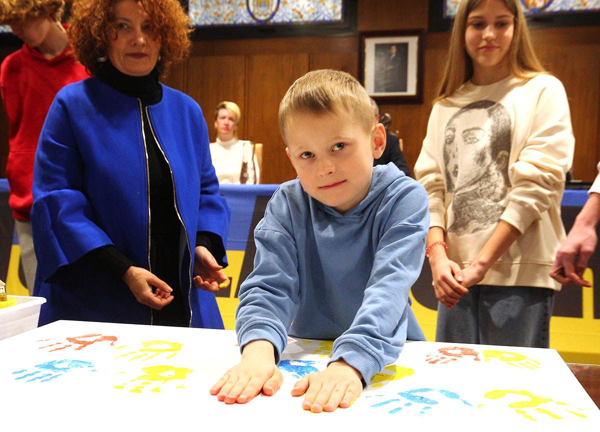 Ponferrada conmemora el primer aniversario de la invasi�usa a Ucrania Ponferrada conmemora el primer aniversario de la invasi�usa a Ucrania