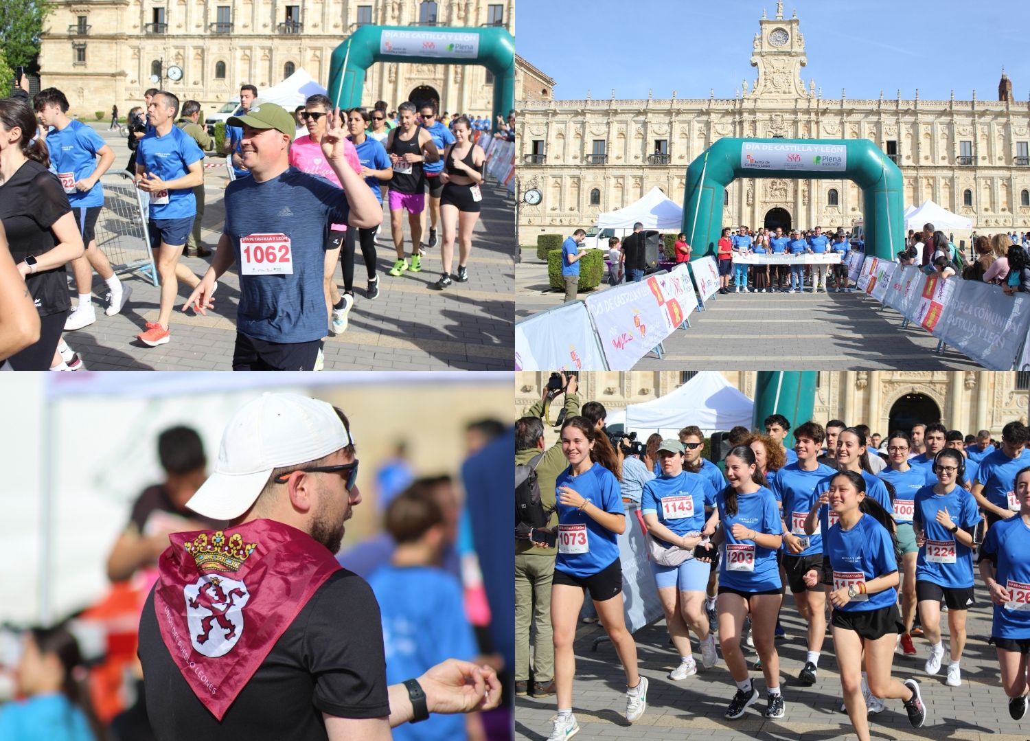 Deporte e inclusión protagonizan la carrera solidaria del Día de la Comunidad en León