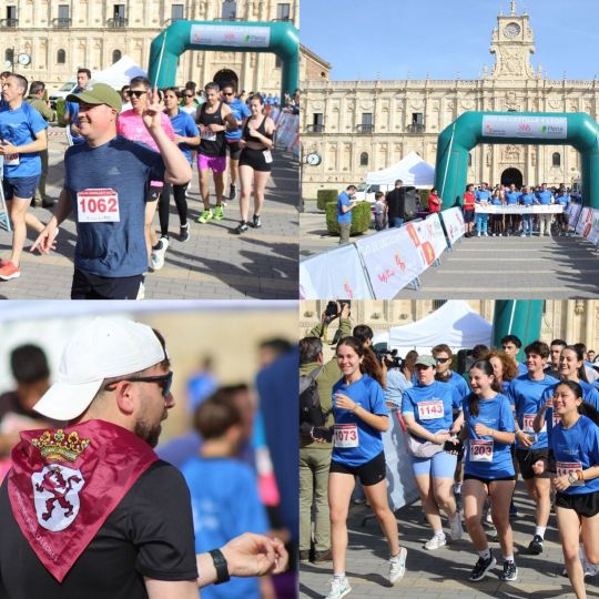 Deporte e inclusión protagonizan la carrera solidaria del Día de la Comunidad en León