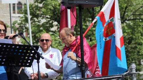 El V Caminu a la Llibertá 'libera' a León de Castilla | José Martín