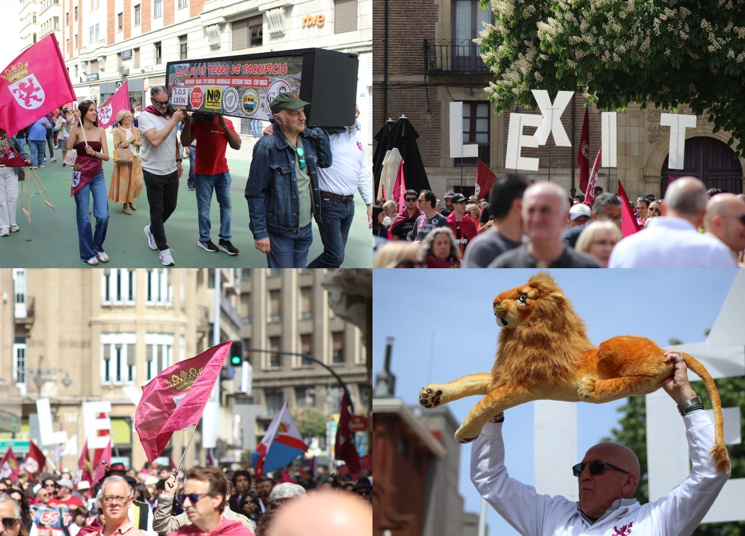 El Caminu a la Llibertá marca la ‘contrafiesta’ leonesista del Día de Castilla y León
