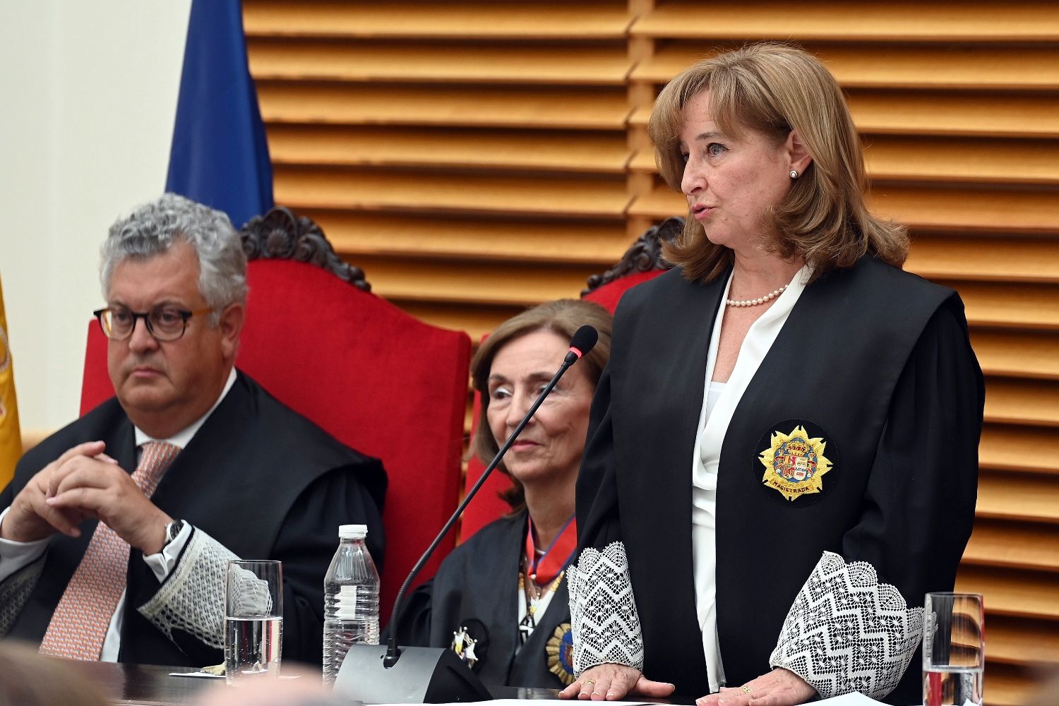 La Universidad de León concede la Medalla Reina Urraca a la presidenta del TSJCyL Ana del Ser | Ricardo Ordóñez / ICAL