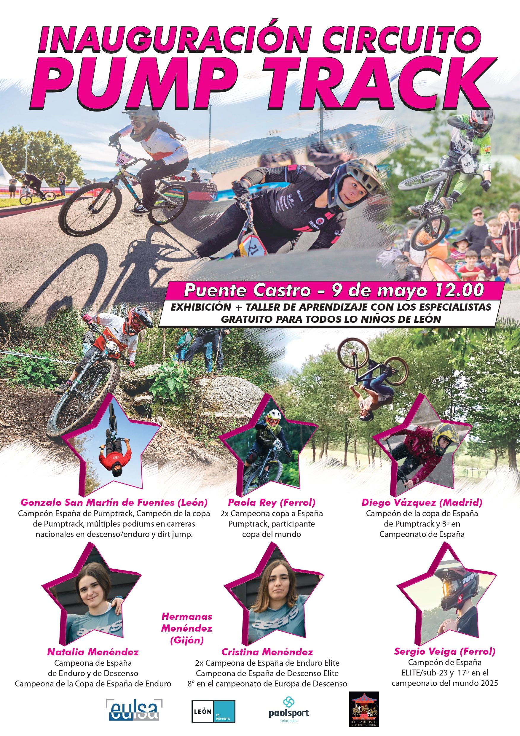 Exhibición en el Pump Track de Puente Castro