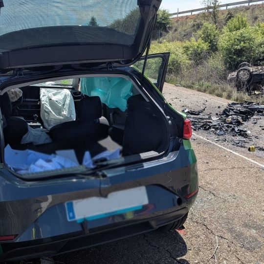 Un fallecido y un herido tras un accidente en Santovenia de la Valdoncina (León) | Bomberos de León