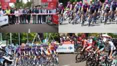 La 5ª etapa de la Vuelta Femenina arranca con el pelotón rodando por León