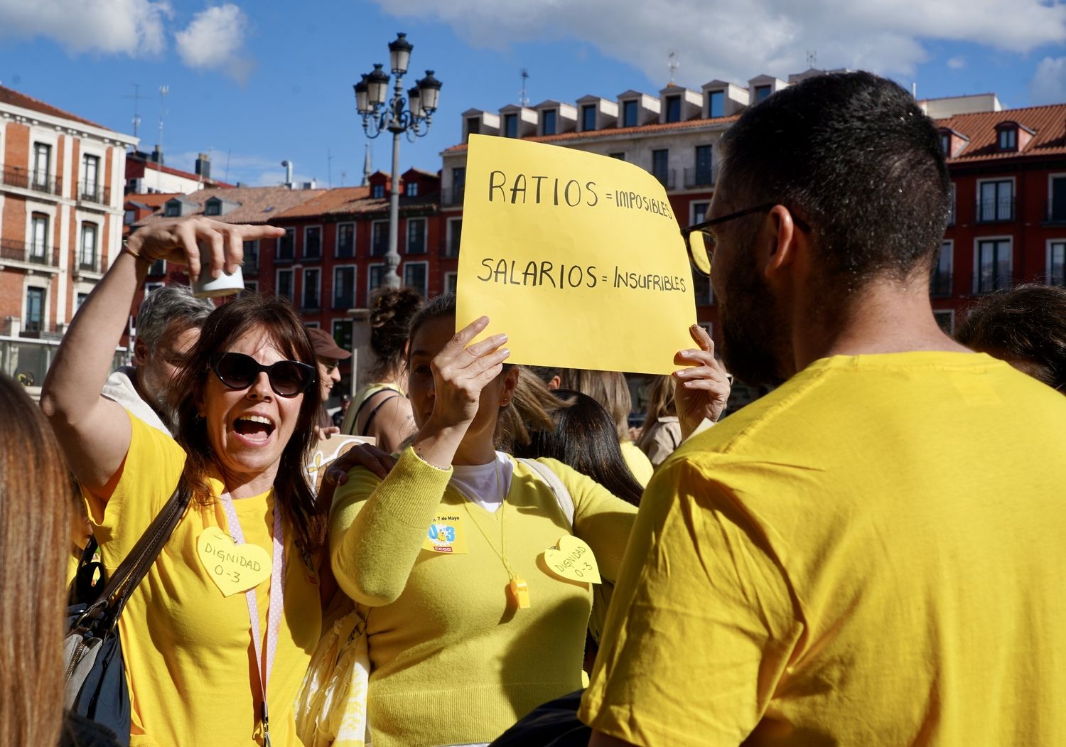 Manifestación con motivo de la huelga en el ciclo de educación infantil de 0 a 3 años | Letizia Pérez / ICAL Manifestación con motivo de la huelga en el ciclo de educación infantil de 0 a 3 años | Letizia Pérez / ICAL