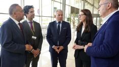 Courel reafirma que la futura terminal de mercancías del Aeropuerto de León “no depende de una inversión de Aena” | Carlos S. Campillo / ICAL Courel reafirma que la futura terminal de mercancías del Aeropuerto de León “no depende de una inversión de Aena” | Carlos S. Campillo / ICAL