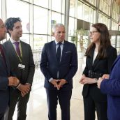Courel reafirma que la futura terminal de mercancías del Aeropuerto de León “no depende de una inversión de Aena” | Carlos S. Campillo / ICAL