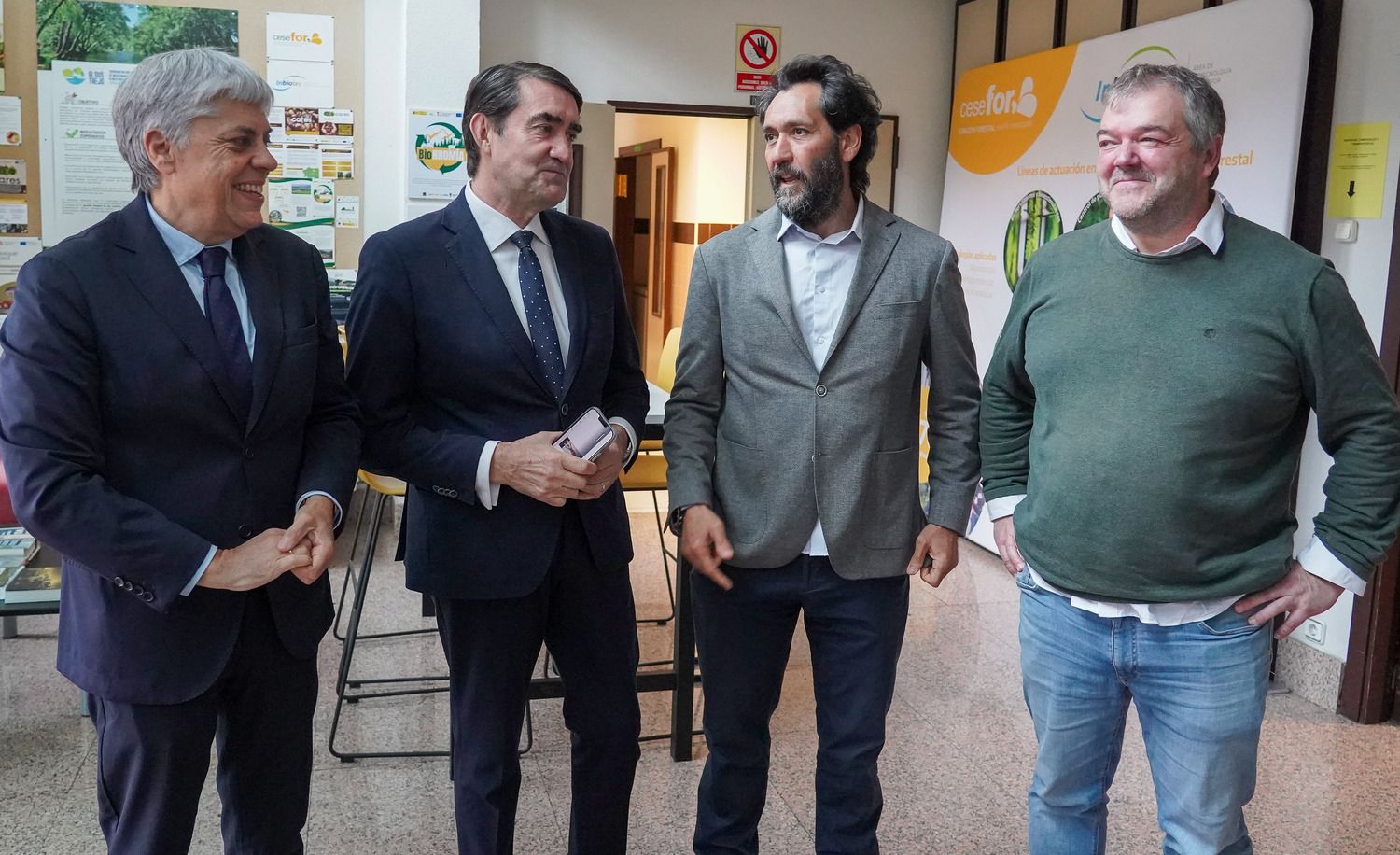 Visita de Juan Carlos Suárez-Quiñones al Instituto de Biotecnología de León | Carlos S. Campillo / ICAL