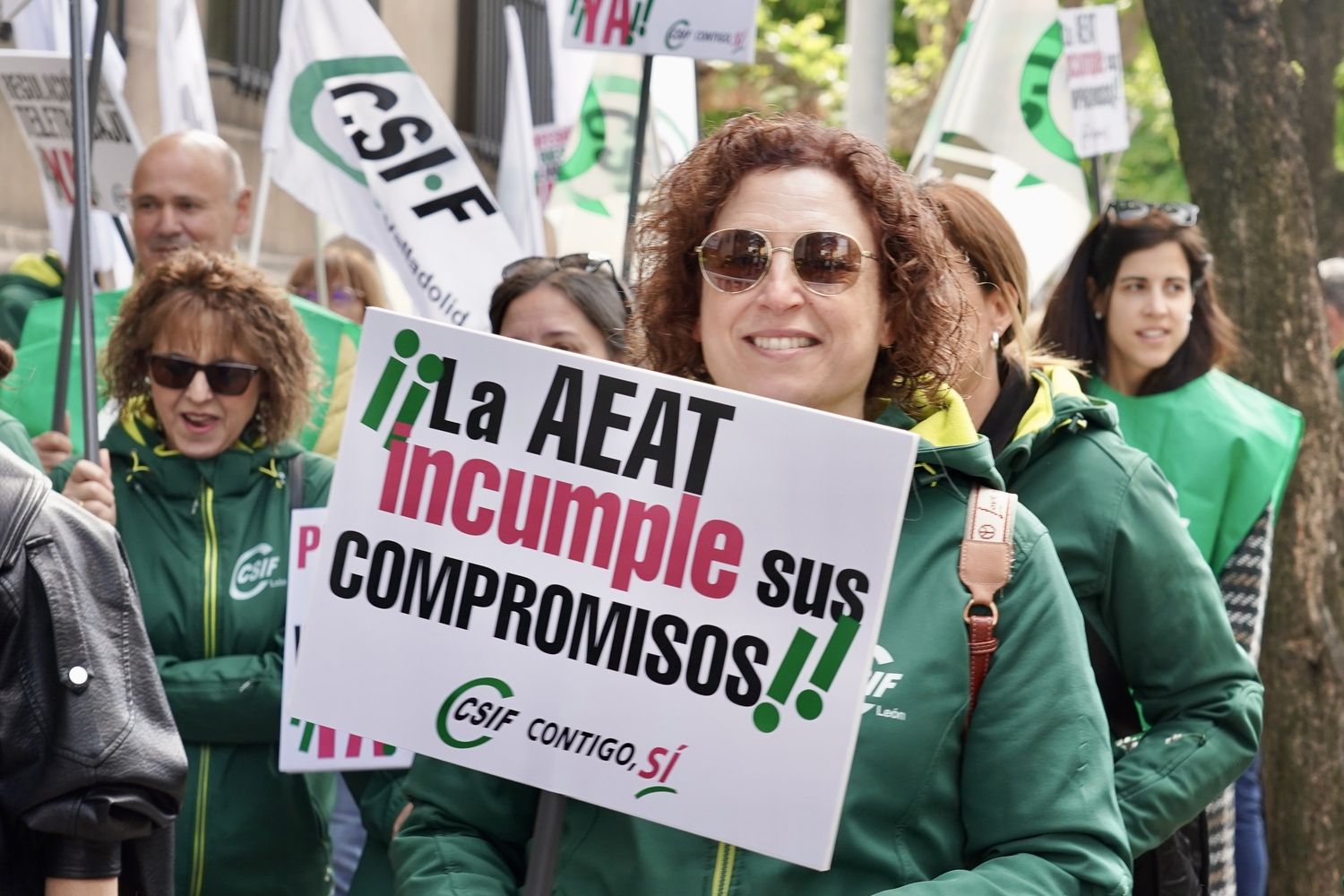 Concentración de CSIF contra el bloqueo de la AEAT a la negociación de condiciones laborales | Carlos S. Campillo / ICAL