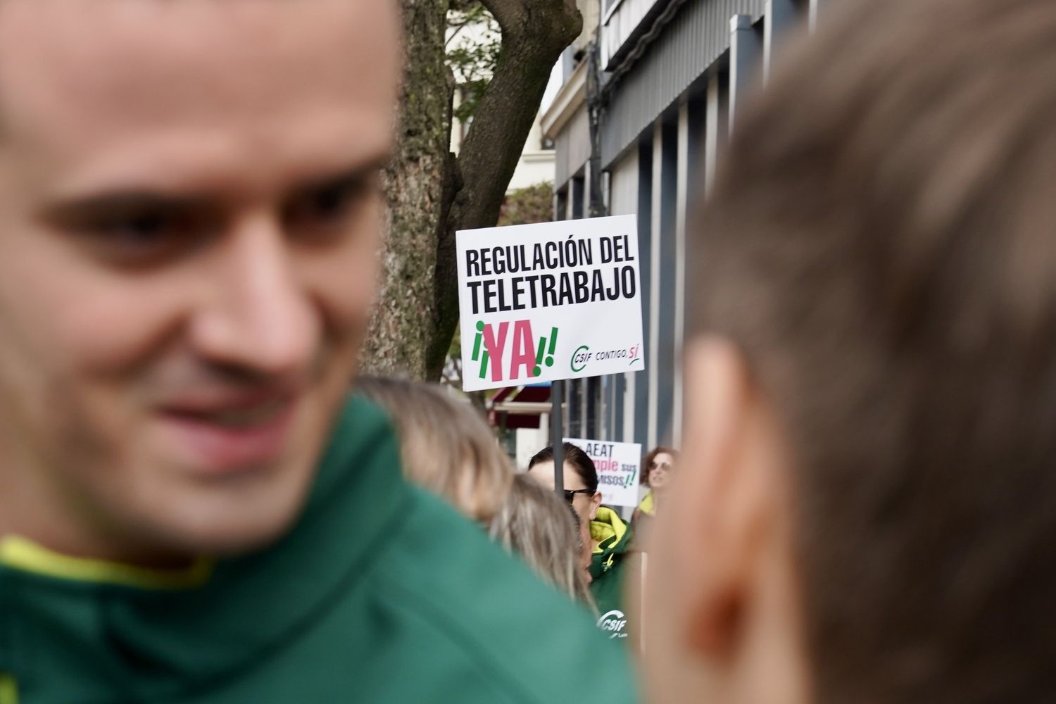 Concentración de CSIF contra el bloqueo de la AEAT a la negociación de condiciones laborales | Carlos S. Campillo / ICAL