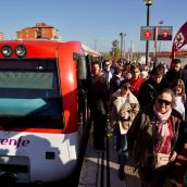 El apeadero de La Asunción-Universidad se consolida como el tercero más usado de la provincia de León | Carlos S. Campillo / ICAL El apeadero de La Asunción-Universidad se consolida como el tercero más usado de la provincia de León | Carlos S. Campillo / ICAL