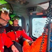 Rescatan a un peregrino desorientado en una zona boscosa de Buiza (León) Rescatan a un peregrino desorientado en una zona boscosa de Buiza (León)