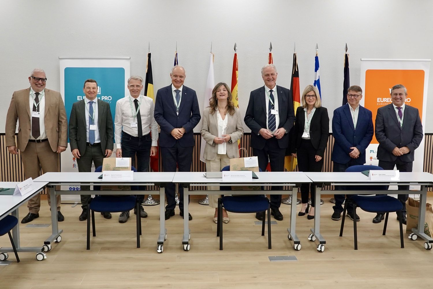Las nueve universidades de Eureca-Pro firman en León un acuerdo para facilitar el reconocimiento de créditos a sus estudiantes | Carlos S. Campillo / ICAL Las nueve universidades de Eureca-Pro firman en León un acuerdo para facilitar el reconocimiento de créditos a sus estudiantes | Carlos S. Campillo / ICAL