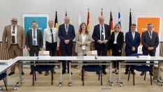 Las nueve universidades de Eureca-Pro firman en León un acuerdo para facilitar el reconocimiento de créditos a sus estudiantes | Carlos S. Campillo / ICAL Las nueve universidades de Eureca-Pro firman en León un acuerdo para facilitar el reconocimiento de créditos a sus estudiantes | Carlos S. Campillo / ICAL