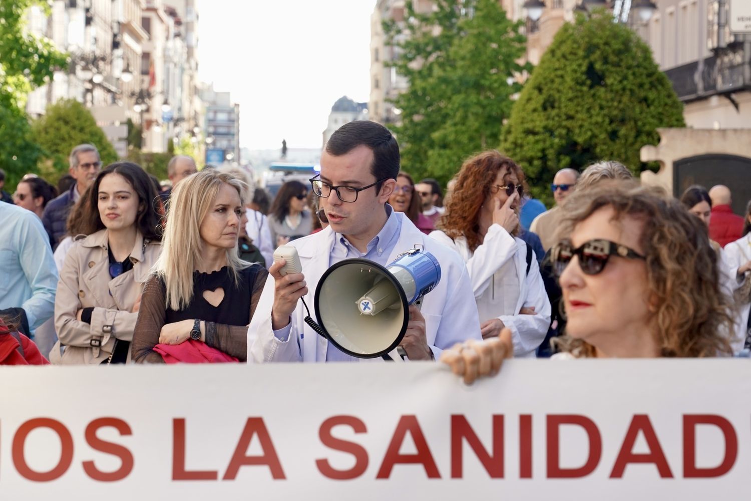 La Asociación de Médicos Unidos por sus Derechos (MUD) convoca una nueva movilización contra el Estatuto Marco que promueve el Ministerio de Sanidad | Carlos S. Campillo / ICAL