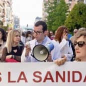El seguimiento de la huelga médica sube hasta el 27% en León obligando a suspender 1.800 consultas | Carlos S. Campillo / ICAL