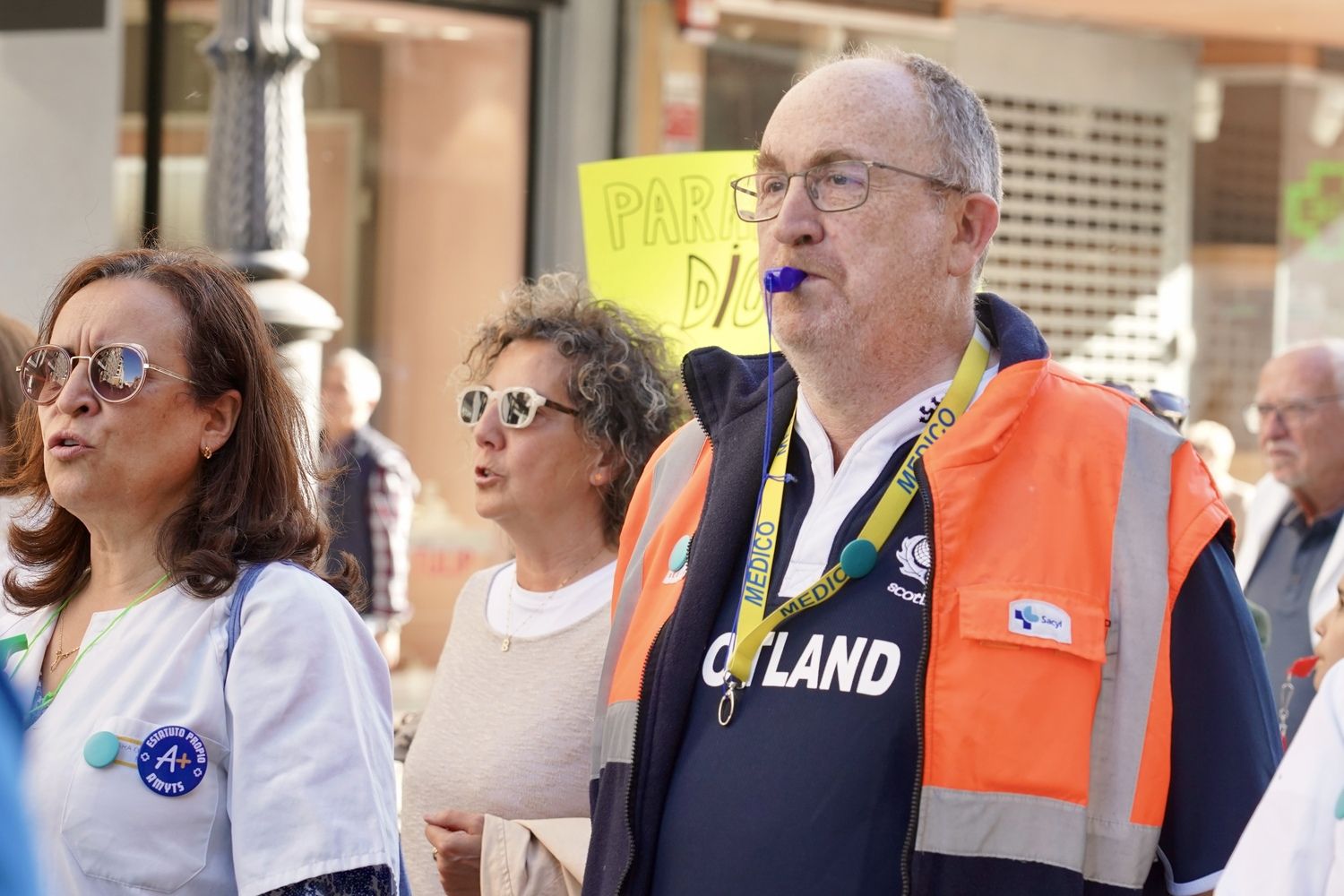 La Asociación de Médicos Unidos por sus Derechos (MUD) convoca una nueva movilización contra el Estatuto Marco que promueve el Ministerio de Sanidad | Carlos S. Campillo / ICAL
