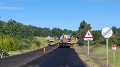 Transportes invierte 1,5M€ para reparar la N-621 tras los temporales de este invierno