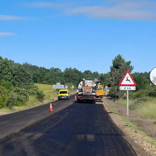 Transportes invierte 1,5M€ para reparar la N-621 tras los temporales de este invierno