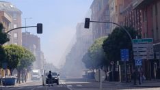 Sofocado un incendio de rastrojos junto al antiguo paso a nivel de Doctor Fleming en León | Cedida a InfoLeon Sofocado un incendio de rastrojos junto al antiguo paso a nivel de Doctor Fleming en León | Cedida a InfoLeon