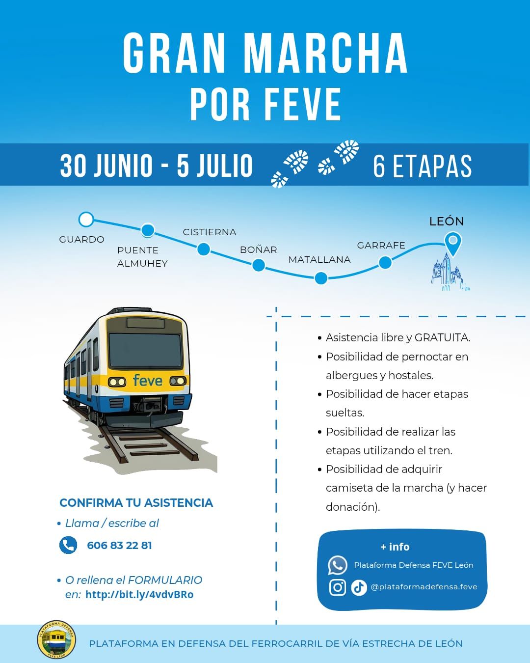 Cartel de la Marcha Guardo-Leon