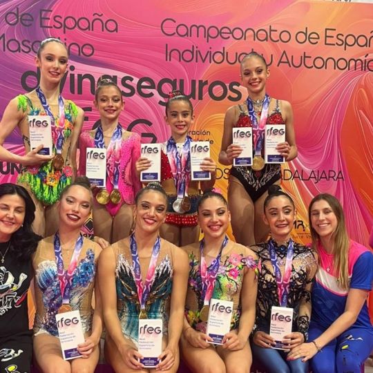 El Club Ritmo rompe todos sus récords conquistando cinco títulos de España El Club Ritmo rompe todos sus récords conquistando cinco títulos de España