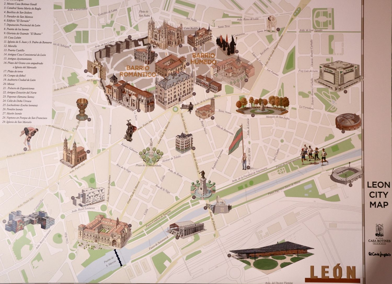 León rescata el mapa turístico de toda una generación con una edición ilustrada | Carlos S. Campillo / ICAL