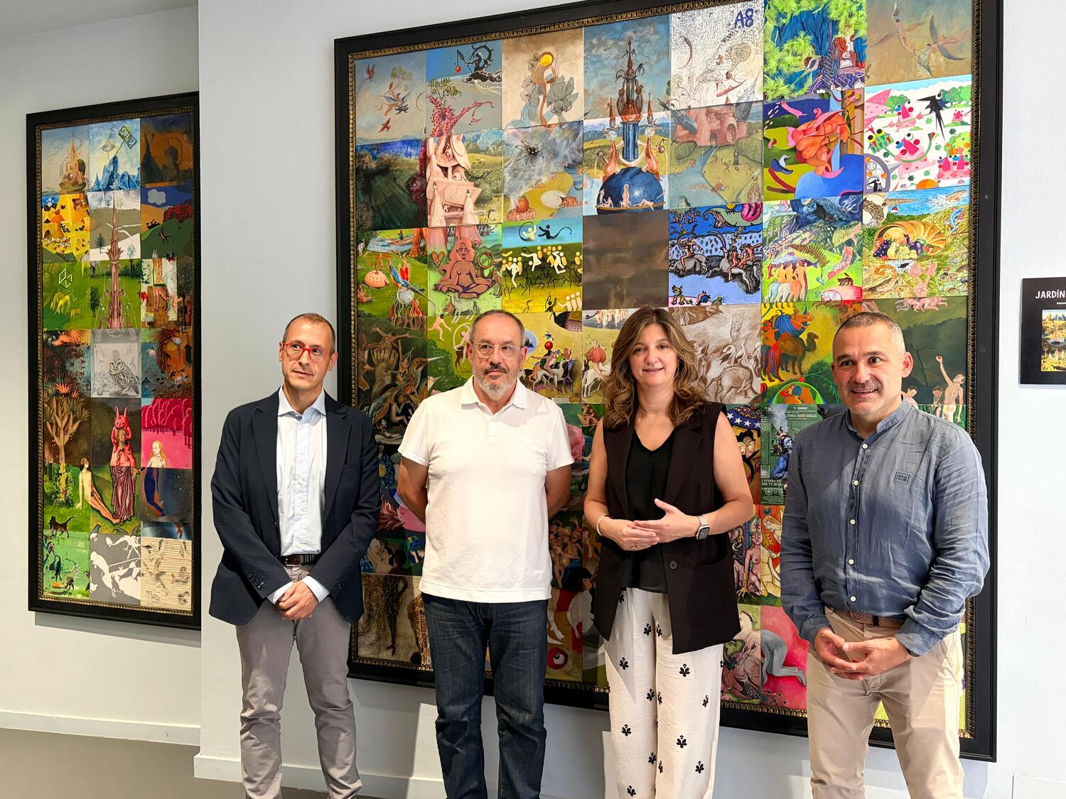 La ULE incorpora a su patrimonio una reinterpretación colectiva de ‘El jardín de las delicias’ La ULE incorpora a su patrimonio una reinterpretación colectiva de ‘El jardín de las delicias’