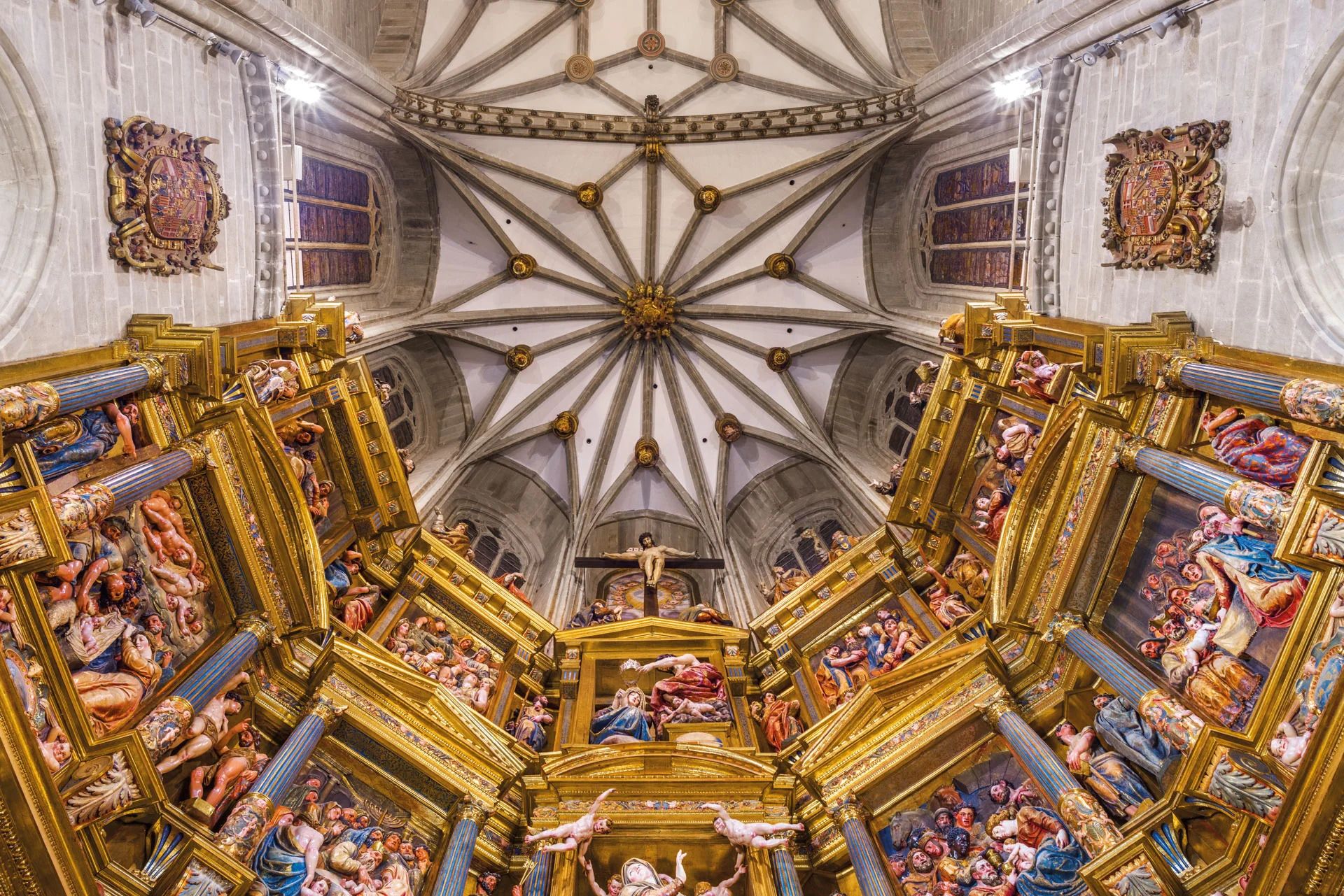Parte superior del Retablo Mayor de la Catedral de Astorga | Catedral de Astorga Parte superior del Retablo Mayor de la Catedral de Astorga | Catedral de Astorga