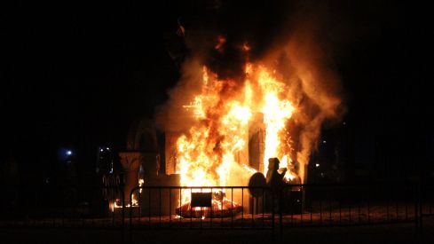 La reina Urraca I ilumina la Noche de San Juan en León | José Martín La reina Urraca I ilumina la Noche de San Juan en León | José Martín
