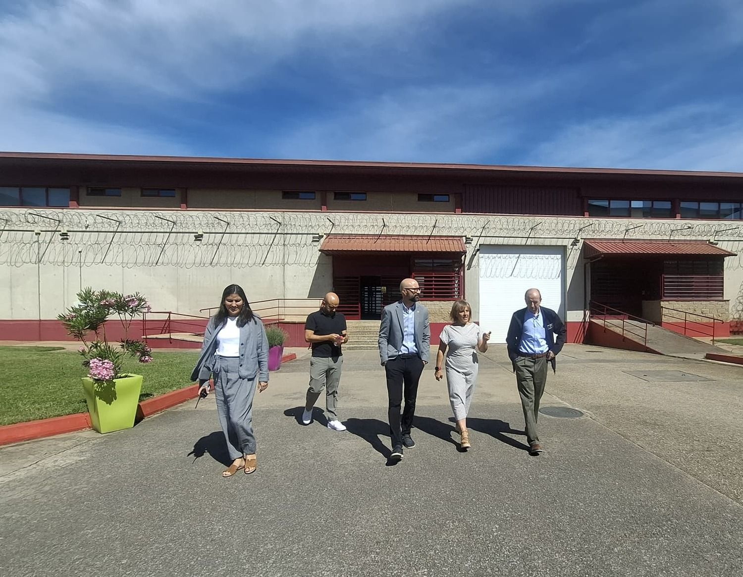 Visita del subdelegado del Gobierno, Héctor Alaiz Moretón, al Centro Penitenciario de Mansilla de las Mulas (Villahierro)