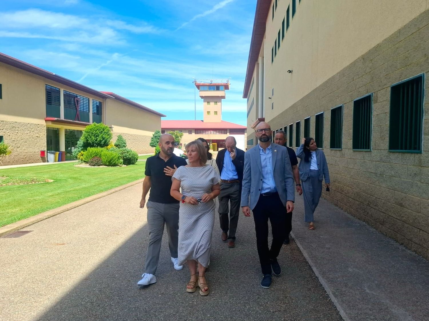 Visita del subdelegado del Gobierno, Héctor Alaiz Moretón, al Centro Penitenciario de Mansilla de las Mulas (Villahierro)
