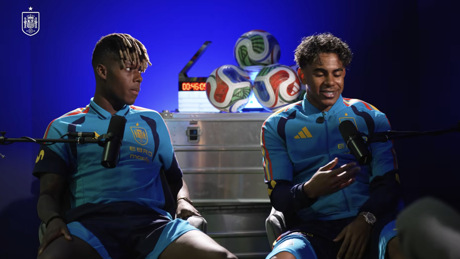 Dani Martínez lleva León al podcast de la Selección entre bromas con Lamine Yamal y Nico Williams