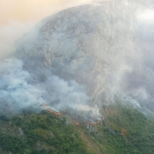 El incendio de Ribota de Sajambre se mantiene en Nivel 2 mientras el trabajo se centra en consolidar el perímetro | ATBrif El incendio de Ribota de Sajambre se mantiene en Nivel 2 mientras el trabajo se centra en consolidar el perímetro | ATBrif